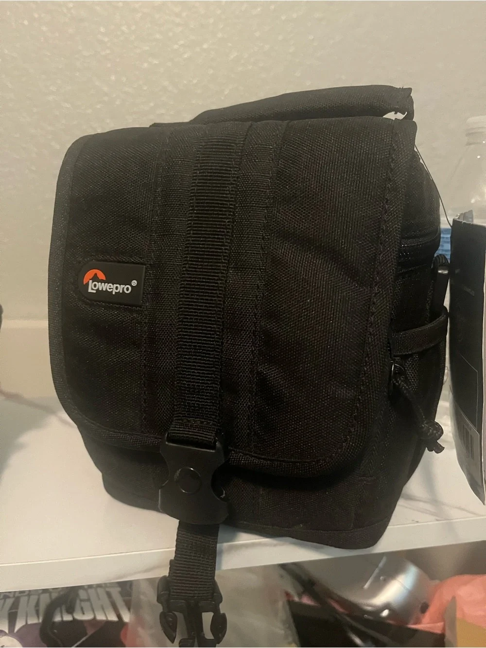 Aventura Black Camera Pouch with Shoulder Strap/Lowepro without strap. 2 Bags!